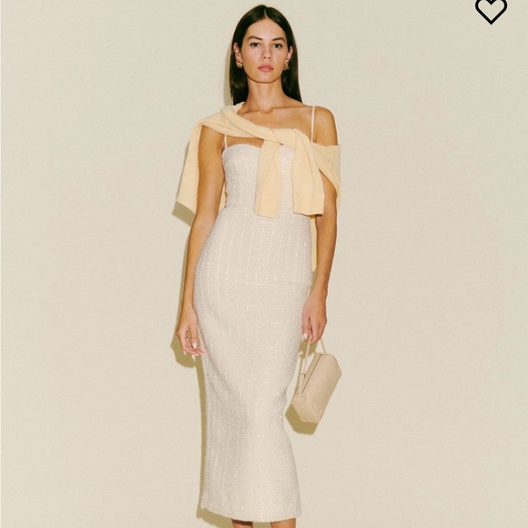 Reformation Strapless Lakia Dress - Size 0 - Picture 9 of 12